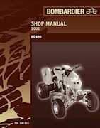 2001 Bombardier DS 650 Shop Manual 704 100 011