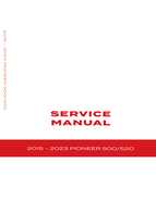 2015-2023 Honda Pioneer 500 520 UTV Service Manual P/N 61HL507