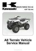 2004 Kawasaki KVF750 4x4, Service Manual.
