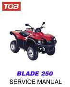 TGB Blade 250 ATV Quad Repair Manual