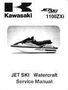 1996-2002 Kawasaki 1100ZXi Jet Ski Factory Service Manual.