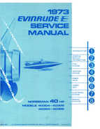 1973 Evinrude Norseman 40 HP Repair Manual P/N 4907