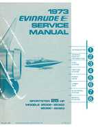 1973 Evinrude Sportster 25HP Outboard Motors, P/N 4906 Service Manual