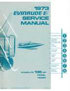 1973 Evinrude Starflite 135HP Outboard, P/N 4912 Service Manual