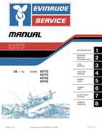1977 Evinrude 55 HP Outboards OMC Repair Manual P/N 5307