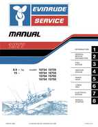 1977 Evinrude 9.9-15 HP Outboard Motor Repair Manual P/N 5305