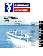 1978 Evinrude Outboards 9.9 15HP Repair Manual P/N 5394