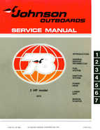 1978 Johnson 2HP outboards Repair Manual P/N JM7802