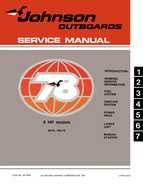 1978 Johnson Service Manual 6 HP Outboard Motor Repair Manual P/N JM7804