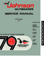 1979 Johnson 2HP Outboards Repair Manual, P/N JM7902