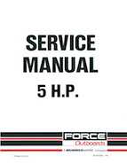 1988-1995 Mercury Force 5HP Outboards Service Manual, 90-823263 793