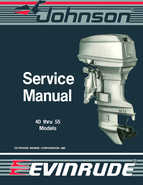 1988 Johnson Evinrude CC 40 thru 55 Models Repair Manual P/N 507661