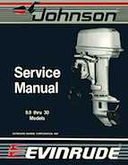 1988 Johnson Evinrude CC 9.9 thru 30 Repair Manual, P/N 507660