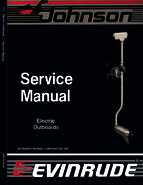 1988 Johnson Evinrude CC Electric Outboards Service Manual, P/N 507658