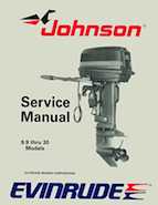 1989 Johnson Evinrude CE 9.9 thru 30 Repair Manual, P/N 507754