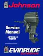 1990 Johnson Evinrude ES 40 thru 55 Repair Manual, P/N 507872