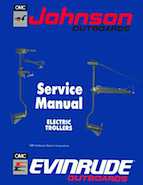 1990 Johnson Evinrude ES Electric Trollers Repair Manual, P/N 507869