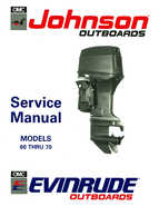 1991 Johnson Evinrude EI 60 thru 70 outboards Repair Manual P/N 507948