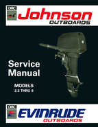1992 Johnson Evinrude EN 2.3 thru 8 outboards Repair Manual, P/N 508141