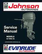 1992 Johnson Evinrude EN 40 thru 55 Repair Manual, P/N 508143