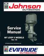 1992 Johnson Evinrude EN 60 deg Loop V Repair Manual, P/N 508146