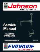 1992 Johnson Evinrude EN Electric Outboards Repair Manual, P/N 508140