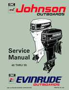 1993 Johnson Evinrude ET 40 thru 55 Repair Manual, P/N 508283