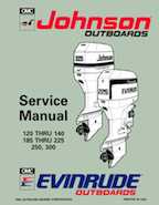 1993 Johnson Evinrude ET 90 degrees LV Repair Manual, P/N 508287