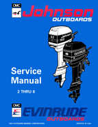 1994 Johnson Evinrude ER 2 thru 8 outboards Repair Manual P/N 500606