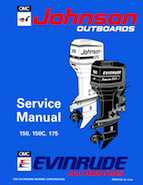 1994 Johnson Evinrude ER 60 LV 150, 150C, 175 Repair Manual, P/N 500611