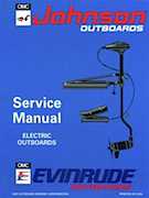 1994 Johnson Evinrude Electric outboards Service Manual