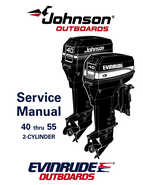 1995 Johnson Evinrude Outboards 40 thru 55 2Cylinder Repair Manual P/N 503148