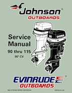 1997 Johnson Evinrude EU 90 thru 115 90 CV Repair Manual, P/N 507267