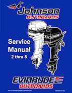 1998 Johnson Evinrude EC 2 thru 8 Repair Manual, P/N 520202