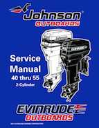 1998 Johnson Evinrude EC 40 thru 55 2Cylinder Repair Manual, P/N 520206