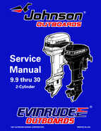 1998 Johnson Evinrude EC 9.9 thru 30 HP 2Cylinder Outboards Repair Manual P/N 520204