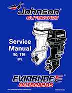 1998 Johnson Evinrude EC 90, 115 SPL Repair Manual, P/N 520209