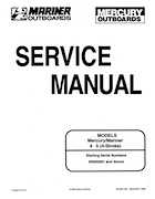 Mercury Mariner 4 and 5HP 4Stroke Outboards Service Shop Manual 1999