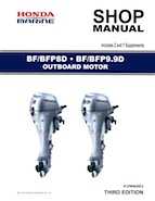 2001-2014 Honda BF BFP8D, BF BFP9.9D Outboards Shop Manual