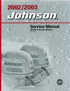 2002 2003 Johnson SN ST 2 Stroke 3.5, 6 8 HP Outboards Repair Manual, PN 5005466