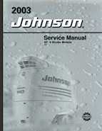 2003 Johnson ST 6 8 HP 4 Stroke Outboards Repair Manual, PN 5005471