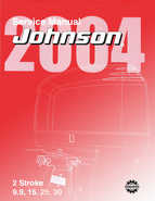 2004 SR Johnson 2 Stroke 9.9, 15, 25, 30 HP Outboards Repair Manual P/N 5005638