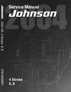 2004 Johnson SR 4stroke 6HP and 8HP Service Manual, P/N 5005651