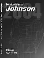 2004 Johnson SR 4stroke 90, 115, 140HP Service Manual, P/N 5005661