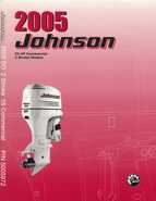 2005 SO Johnson 2Stroke 55 HP Commercial Outboard Motors Service Manual P/N 5005972