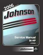2006 Johnson SD 30 HP 4 Stroke Outboards Repair Manual, PN 5006592