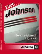 2006 SD Johnson 2Stroke 9.9 thru 15 HP Outboard Motors Service Manual P/N 5006564