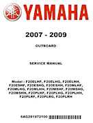 2007-2009 Yamaha F15 F20 Outboard Service Manual