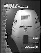 2007 Johnson 2 HP 4Stroke Repair Manual P/N 5007217