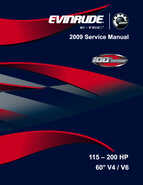 2009 Evinrude ETEC 115, 130, 150, 175, 200 HP 60° V Service Manual P/N 5007814